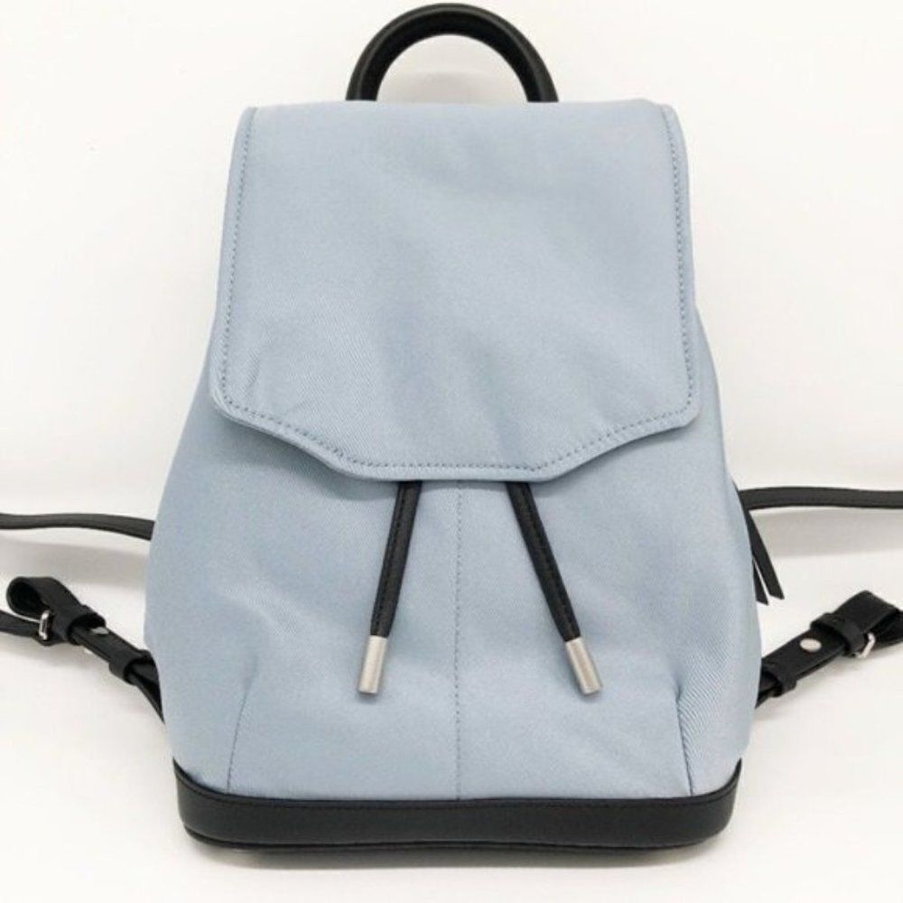 RAG & BONE Nylon & Leather Blue Mini Backpack - Picture 1 of 9